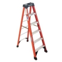 Werner 6 ft. Fiberglass Step Ladder (10 ft. Reach Height) with 300 lb. Load Capacity @ $59.88