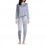 Jaclyn Cozy Luxe Womens Long Sleeve 2-pc. Pant Pajama Set @ $14.69